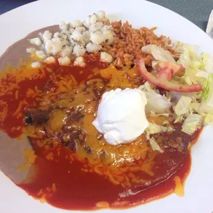 Blue Corn Enchiladas