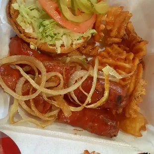Alligator sausage (made with pork)