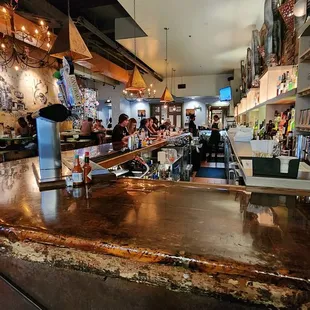 Sitting at bar