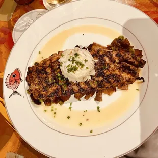 Redfish with Crabmeat. Awesome!!
