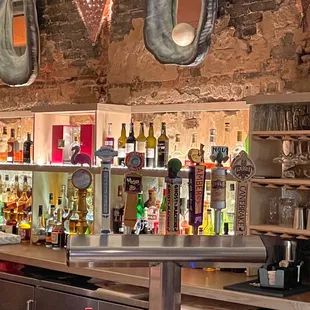 Beer on tap and huge whiskey variety