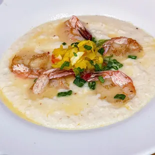 Louisiana Shrimp and Grits ($28). Delicious!