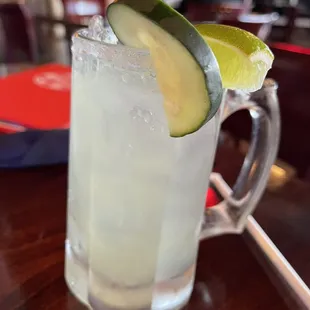 Cucumber jalapeño margarita