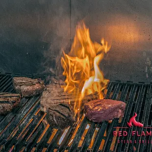 Our steaks are fresh, never frozen, and fire grilled to order.