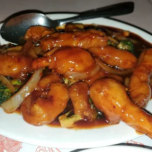 Dinner size Empress Chicken