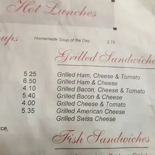 sandwiches