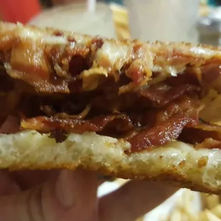The Grilled Bacon And Cheese Sandwich.