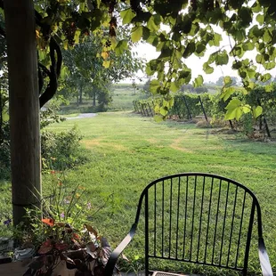 Gorgeous view from their patio.