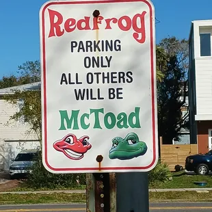 Funny parking sign