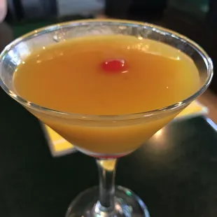 Raspberry Mango puree cocktail