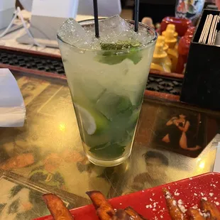Pineapple mojito and I also had a feeling forggy, the mojito is my personal favorite out of the two.