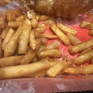 Greasy fries.