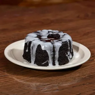 a chocolate cake on a plate