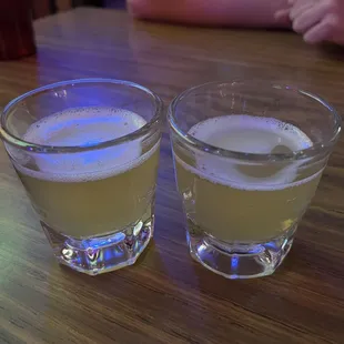 Green tea shots