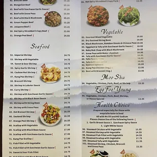 Menu (taken 4/27/2023)