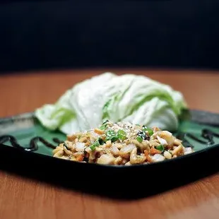 chicken lettuce wrap