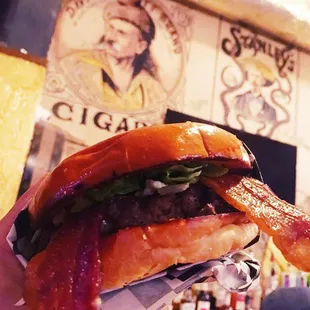 Bacon and Blue Burger