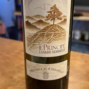 Good wine paired with the braciole.
