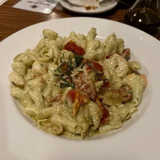 Campanelle Shrimp Pesto