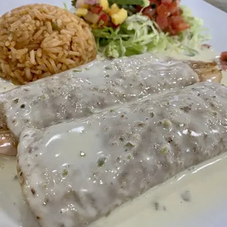 Shrimp Chimichangas