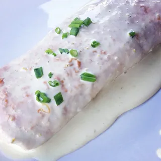 Cilantro Cream Wet Burrito