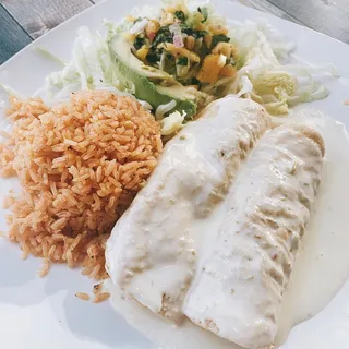 Mazatlan Seafood Enchiladas