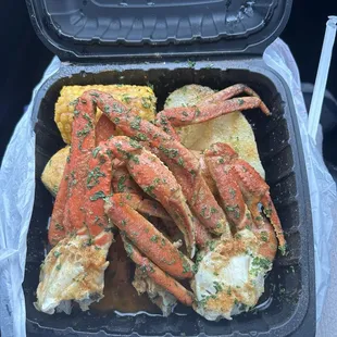 crab leg combo add shrimp