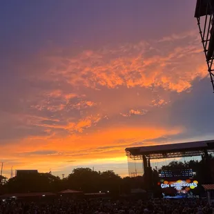 a crowd of people at a concert