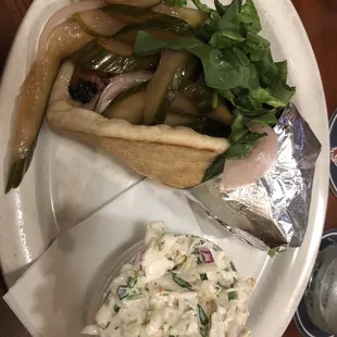 Teriyaki Salmon Pita
