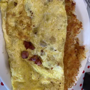 Meat and Cheese Omelette