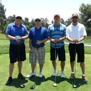 Tourney at Red Hill, from left; Jim, Shawn, Dan, Chris
