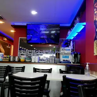 interior, sushi and sashimi