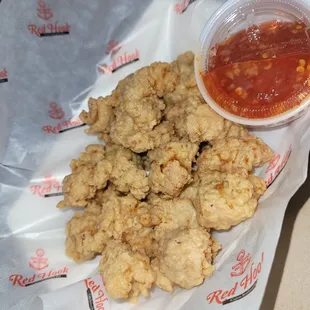 Fried alligator appetizer