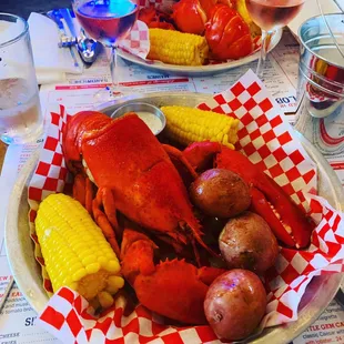 Boiled Whole Lobster