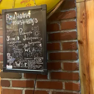 Posted drink specials