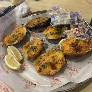 Chargrilled oysters