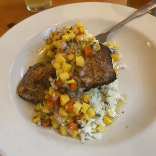 Salmon and VooDoo IPA