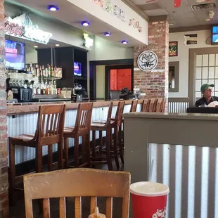 Enjoying time with my wife.