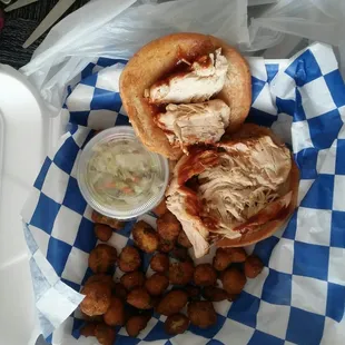 Pulled Chicken Sandwich