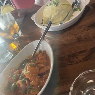 RIVER PRAWNS IN A SAUCE