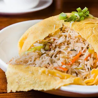 EGG WRAPPED FRIED RICE