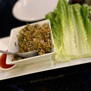 CHICKEN LETTUCE CUPS