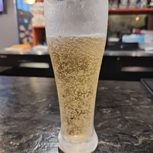 a glass of beer