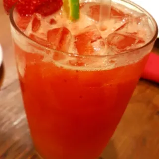 Strawberry Lime Soda