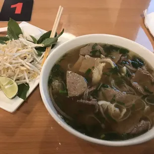 Pho Dac Biet. Proper bowl of pho, I stop here every time I&apos;m in Houston.