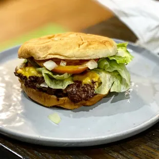 The Red Hot Ranch Burger, no sauce