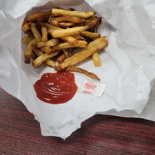 Split some fries.. There&apos;s plenty in a single serving.