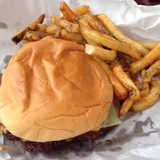 RHR Double Burger and Fries