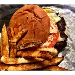 RHR Cheeseburger &amp; Fries @ RED Hot Ranch. (Armitage Ave/Milwaukee Ave) New Local Old Good Chicago Staff! Patio &amp; Parking In the Back.Cool!