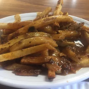 French fries with Chili.  Best I've ever had!